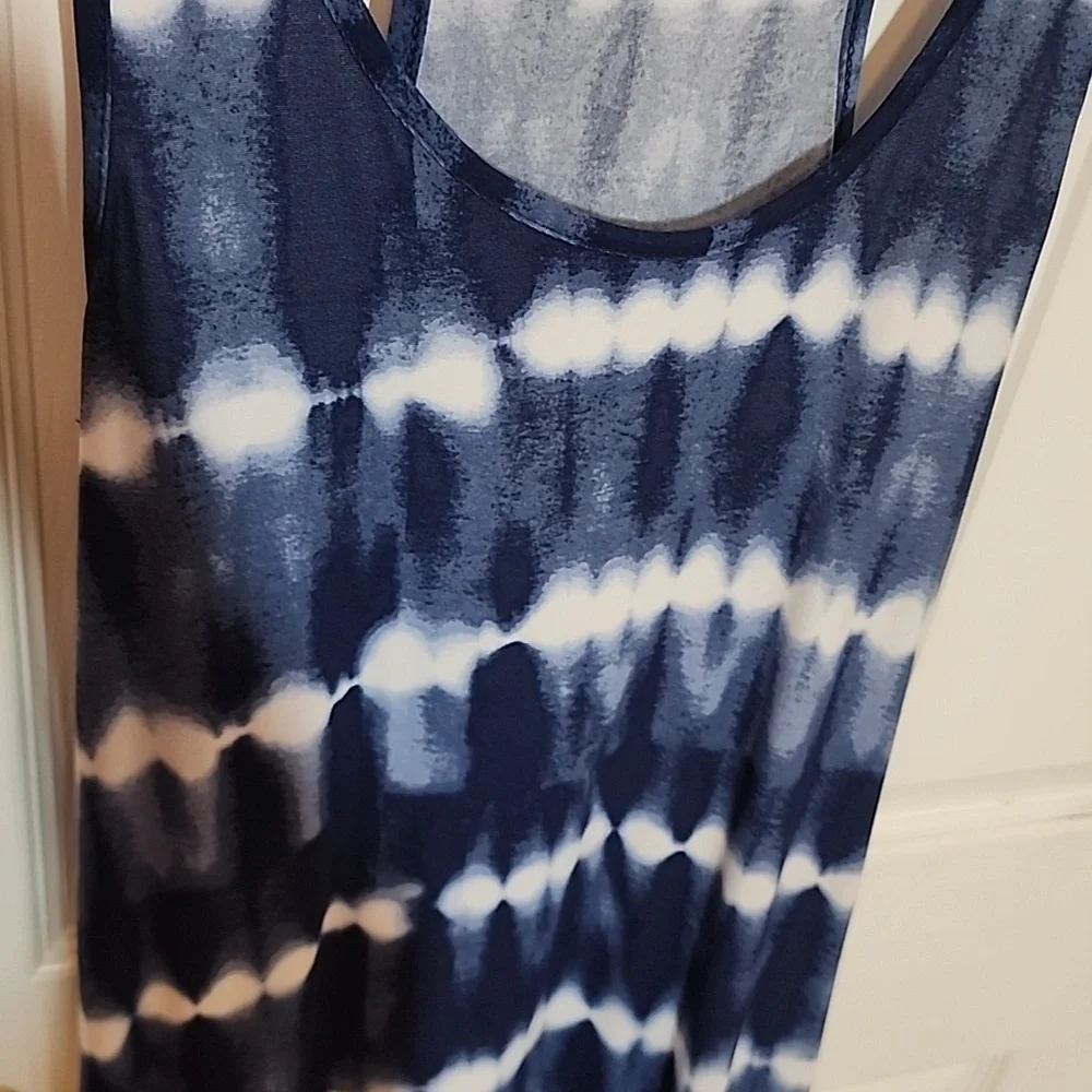 LOVE TYE-DYE MAXI DRESS NWT SZ L - Picture 5 of 9